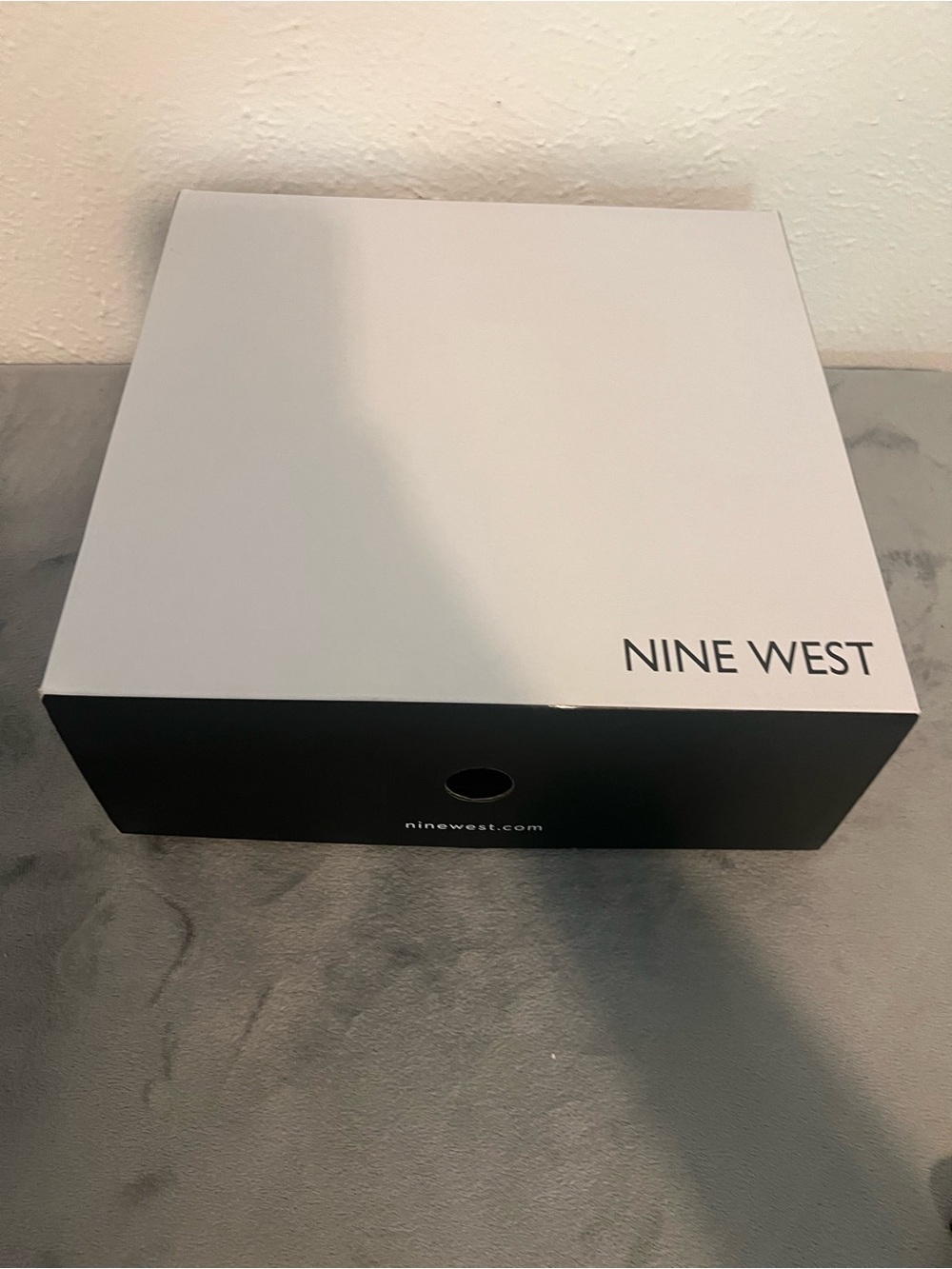 Nine West Black Mesh Peep-Toe Ankle Booties - Picture 7 of 15